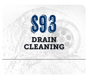 $93 Drain Cleaning